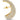 Bulb diamond earstud Etre concept store Or 