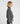 Veste gris chiné cropped resserrable Bo Etre concept store 