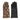 Gants cuir noir motif léopard Vigavano Etre concept store 