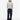 Pantalon droit taille haute habillé navy Hanna Etre concept store 