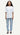 Jeans droit clouté bleu clair Susan Samsoe Samsoe 