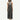 Robe épaule dénudée marron détails fleuri Rheo Etre concept store 