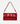 Sac pochette rouge vernis texturé Arlene Etre concept store 