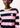Pull rayée rose navy Galiana Etre concept store 