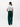 Jean ballon resserrable vert surpiqûres Mio Etre concept store 