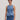 Top denim cintré liserés Brenda Etre concept store 