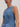 Top denim cintré liserés Brenda Etre concept store 