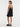 Robe courte fluide à bretelles noir Freda Etre concept store 