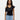 Top asymétrique noir volant Betzy Etre concept store 