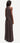 Robe nouée chocolat Saniva Samsoe Samsoe 