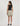 Top asymétrique cintré lien noir Padme Etre concept store 