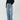 Jeans droit bouton asymétrique light blue Bellmer Etre concept store 