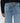 Jeans droit bouton asymétrique light blue Bellmer Etre concept store 