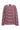 Polo rayé bordeaux rose col écru Rumoi Etre concept store 