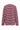 Polo rayé bordeaux rose col écru Rumoi Etre concept store 