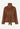Manteau court col montant cognac en laine Sagia Samsoe Samsoe 