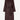 Manteau long col montant en laine chocolat Sahannen Samsoe Samsoe 