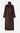 Manteau long col montant en laine chocolat Sahannen Samsoe Samsoe 