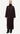 Manteau long col montant en laine chocolat Sahannen Samsoe Samsoe 