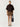 Pull col montant manches courtes chocolat Tilde Etre concept store 