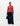 Cardigan en maille cintrée rouge avec écharpe Nivin Etre concept store 