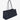 Sac cabas bleu pétrole tressé Hannah Etre concept store 